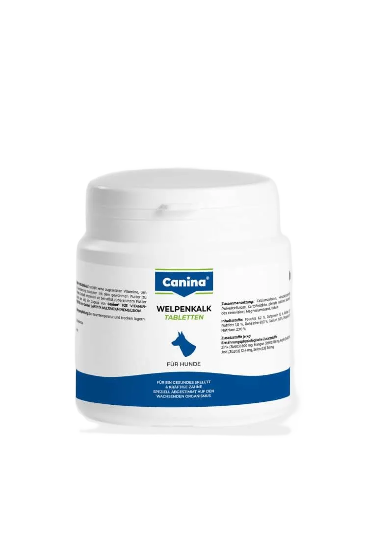 Canina Welpenkalk витамины для щенков (150 табл) – 150 г