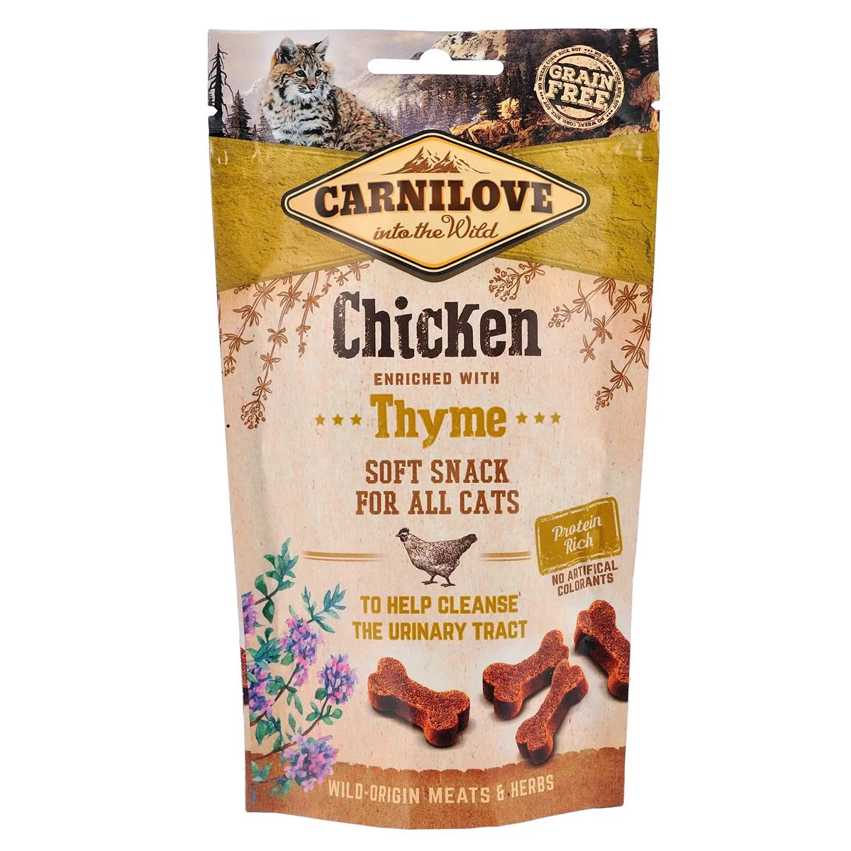 Carnilove Cat Semi Moist Snack лакомство для кошек, курица и тимьян - 50 г