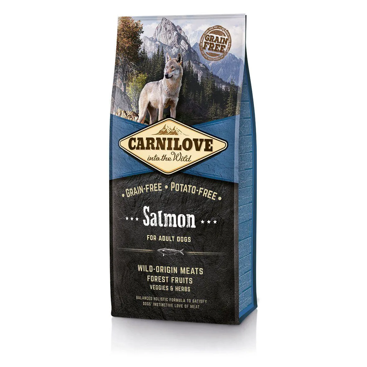 Carnilove Dog Adult Salmon сухой корм для взрослых собак всех пород, лосось – 12 кг