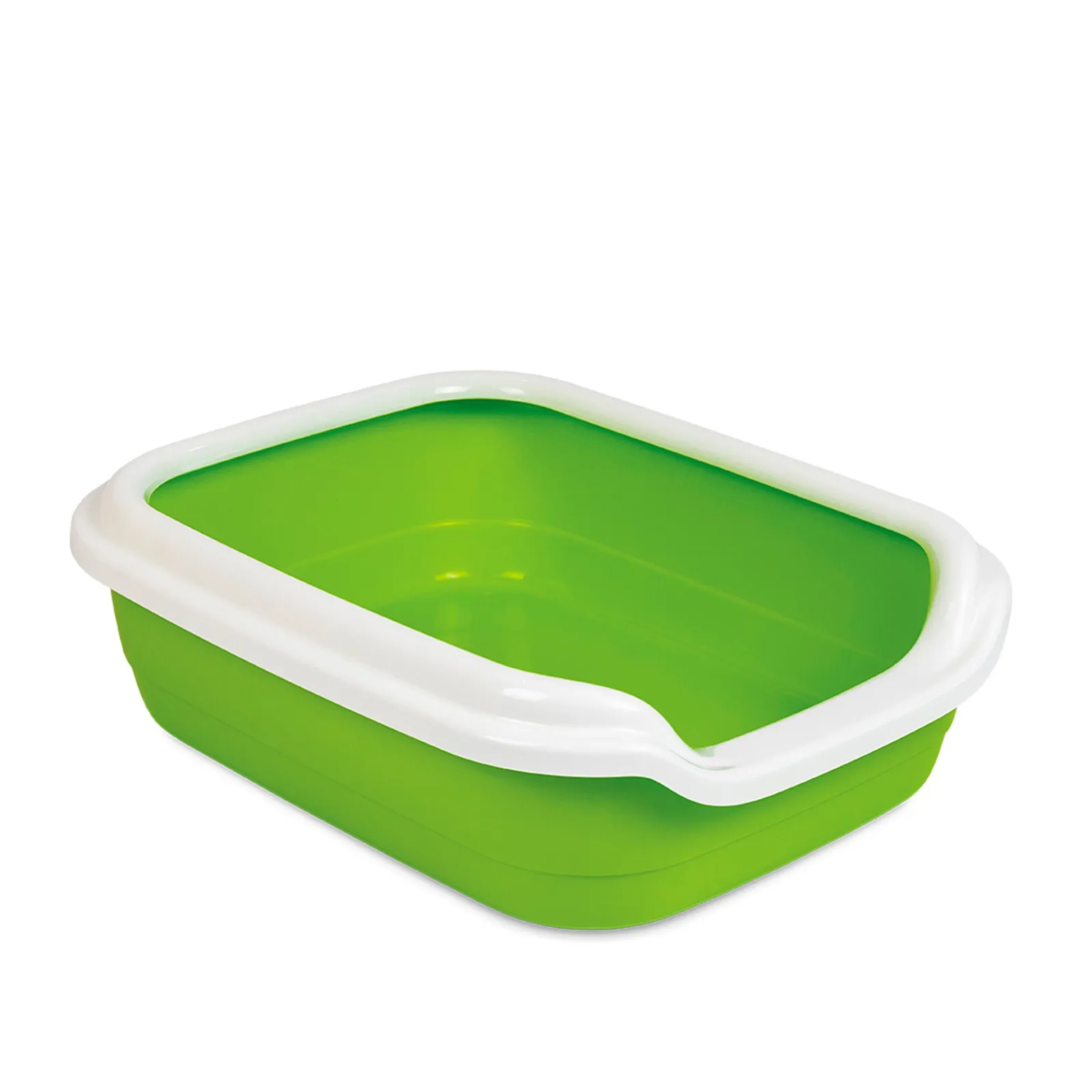 Priroda (Природа) туалет для кошек «Comfort L», 49х39х15 см (зеленый)