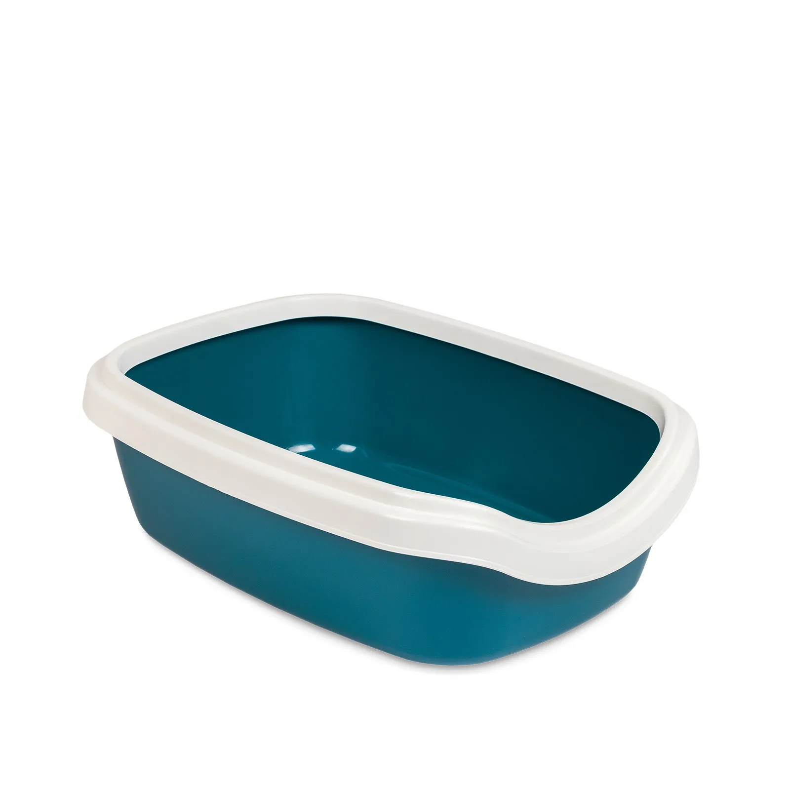 Priroda (Природа) туалет для кошек Comfort M, 41х30х13,5 см (ультрамарин)