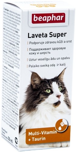Beaphar Laveta Super витамины для шерсти кошкам - 50 мл