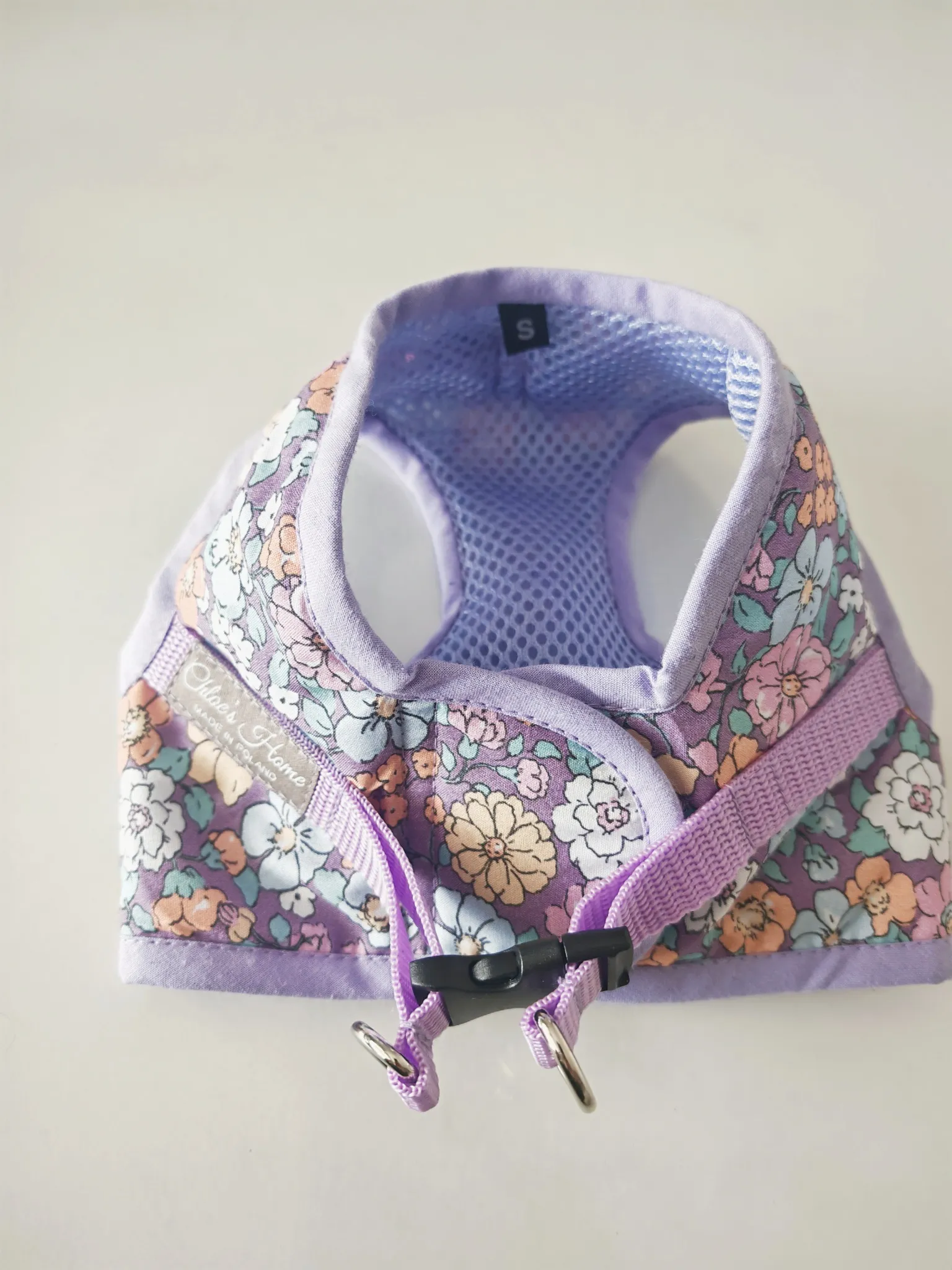 Chloe's Home Florida flowers S шлей для собак и кошек, бирюзовый