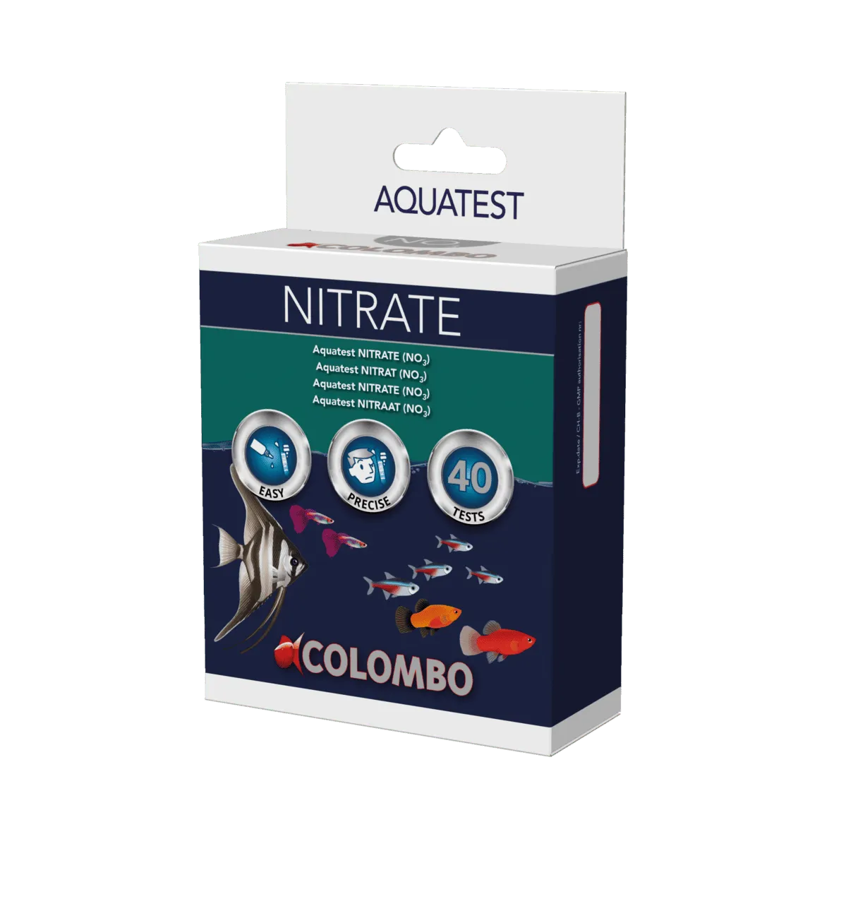 Colombo NO3 в аквариуме AQUA NITRATE TEST тест для определения уровня