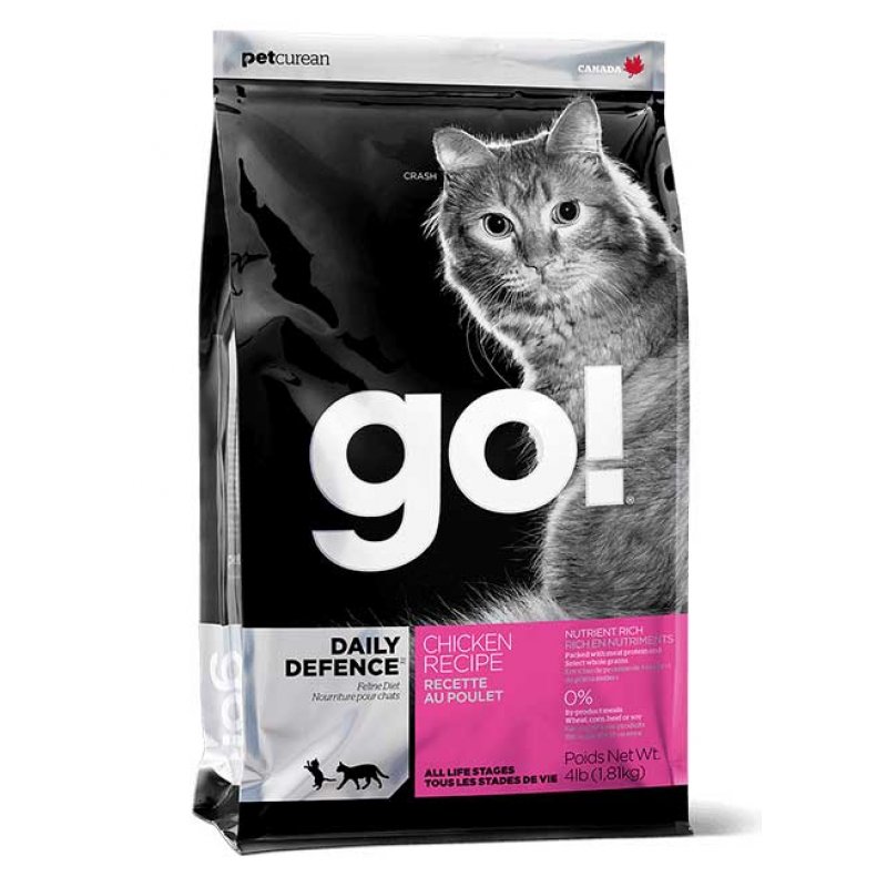 GO! Daily Defence Cat корм с цельной курицей для кошек - 7,26 кг