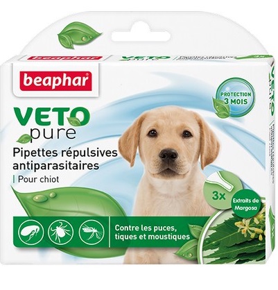 Beaphar Veto Pure Spot On Bio Капли против блох для щенков (3 пипетки)