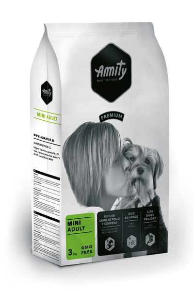 AMITY Mini Adult для мелких пород с курицей и ягненком 3кг