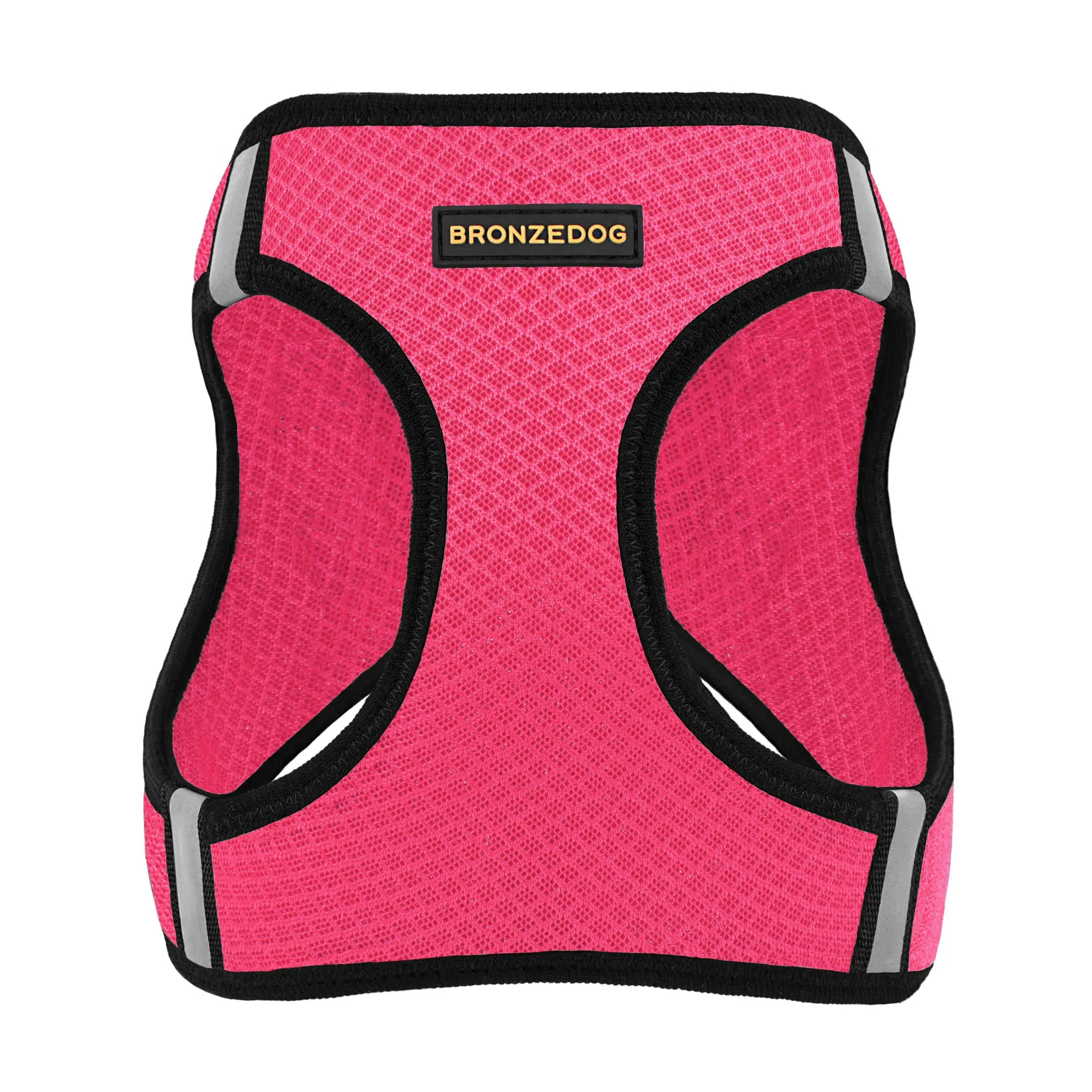 Bronzedog Mesh Vest Шлея для собак 3D сітка рожева L