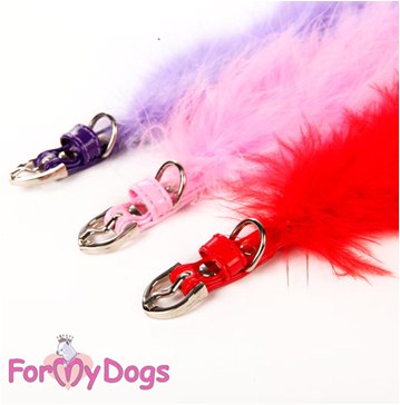 For My Dogs Ошейник фиолетовыйПух 10-FW2011 (1,0&#215;25см)