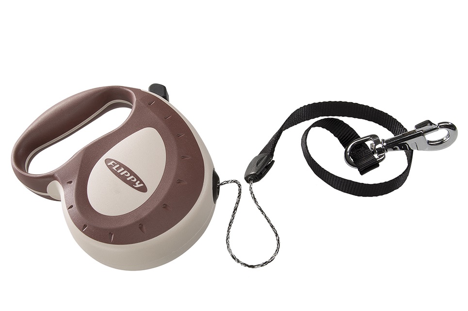 Ferplast FLIPPY CONTROLLER CORD M - рулетка-поводок со шнуром бордо