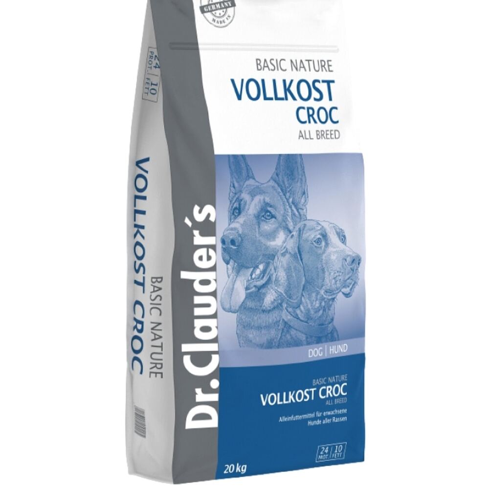Dr.Clauder’s Basic Nature Vollkost Croc корм для активных взрослых собак всех пород 20кг