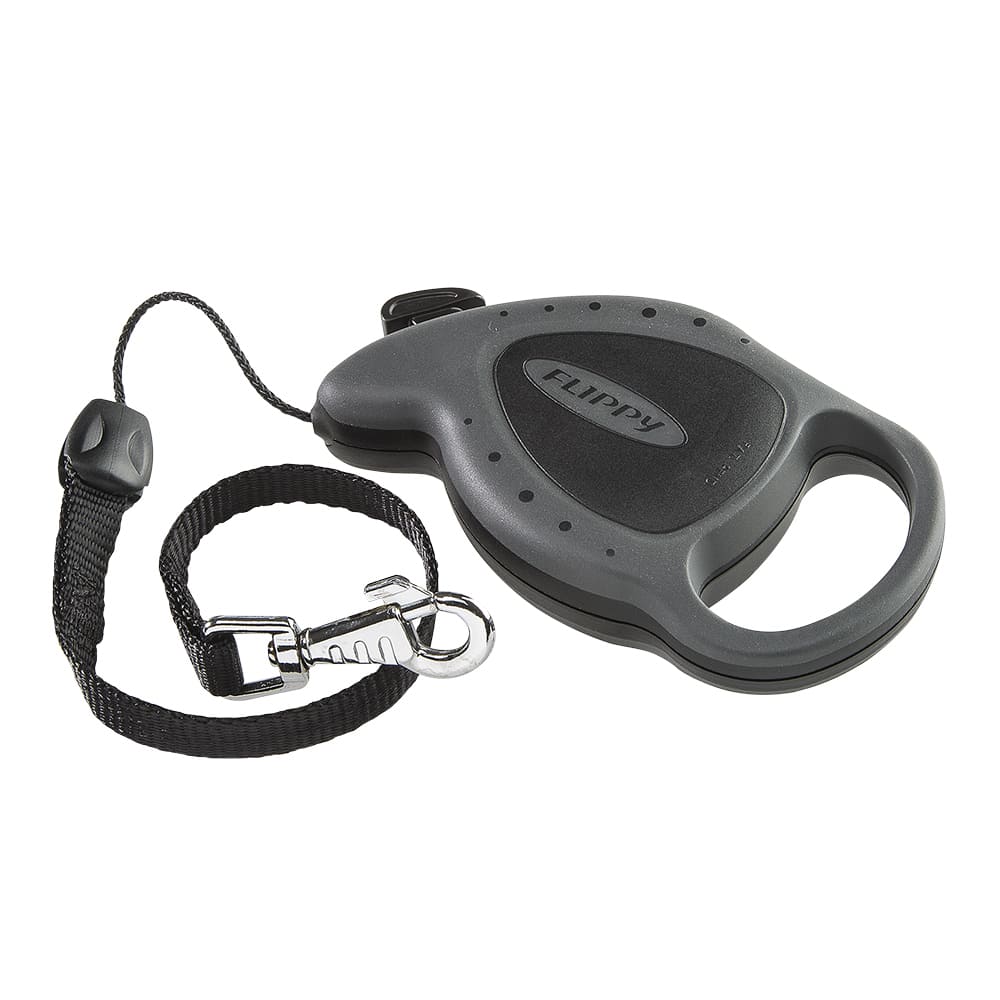 Ferplast FLIPPY DELUXE CORD MINI - рулетка-поводок со шнуром черная