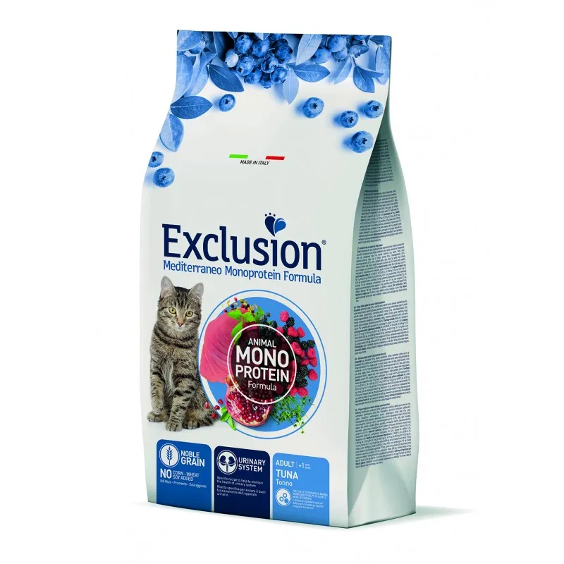 Exclusion Cat Monoprotein Noble Grain Urinary Adult Tuna сухой корм монопротеиновый с тунцем для взрослых кошек - 1,5 кг