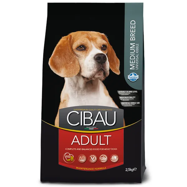 Farmina Cibau Adult Medium Chicken сухий корм із куркою для дорослих собак середніх порід - 2,5 кг