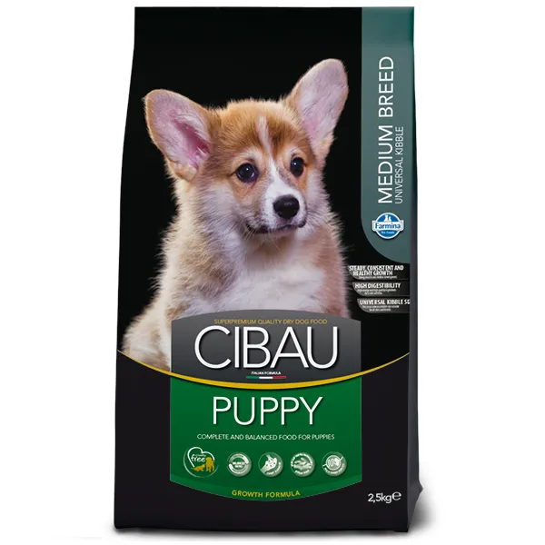 Farmina Cibau Puppy Medium Chicken сухий корм із куркою для цуценят собак середніх порід - 2,5 кг