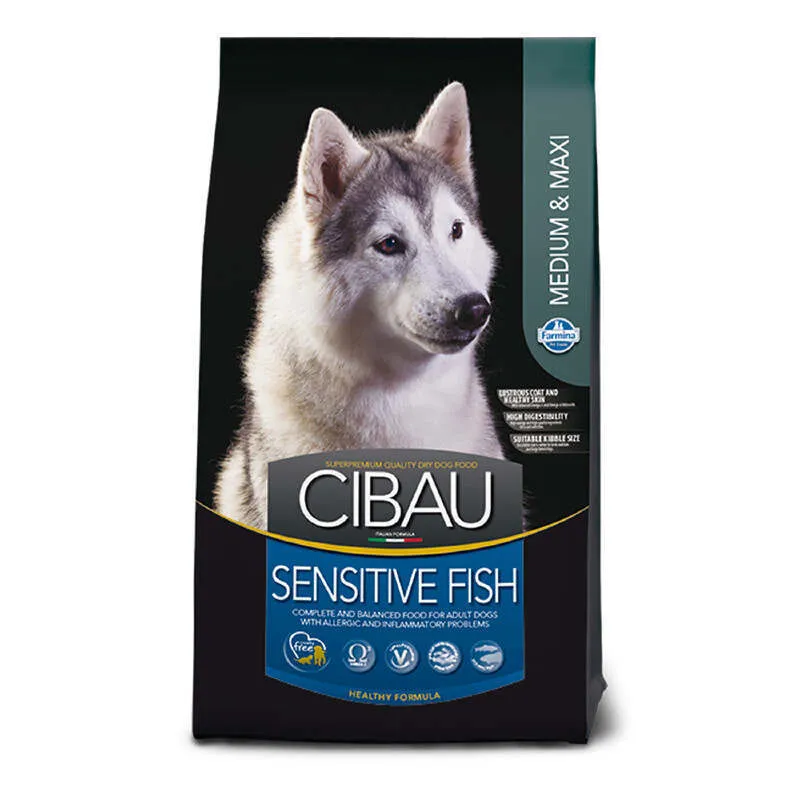 Farmina Cibau Sensitive Fish Medium&Maxi сухий корм із рибою для дорослих собак середніх та великих порід із чутливим травленням - 12 кг