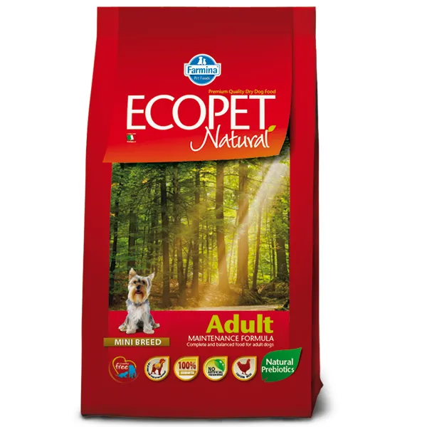 Farmina ECOPET NATURAL Adult MINI сухой корм с курицей для взрослых собак мелких пород - 2,5 кг