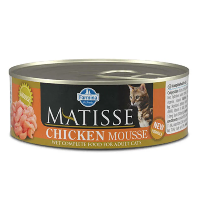 Farmina Matisse Cat Mousse Chicken влажный корм с курицей для кошек (мусс) – 85 г