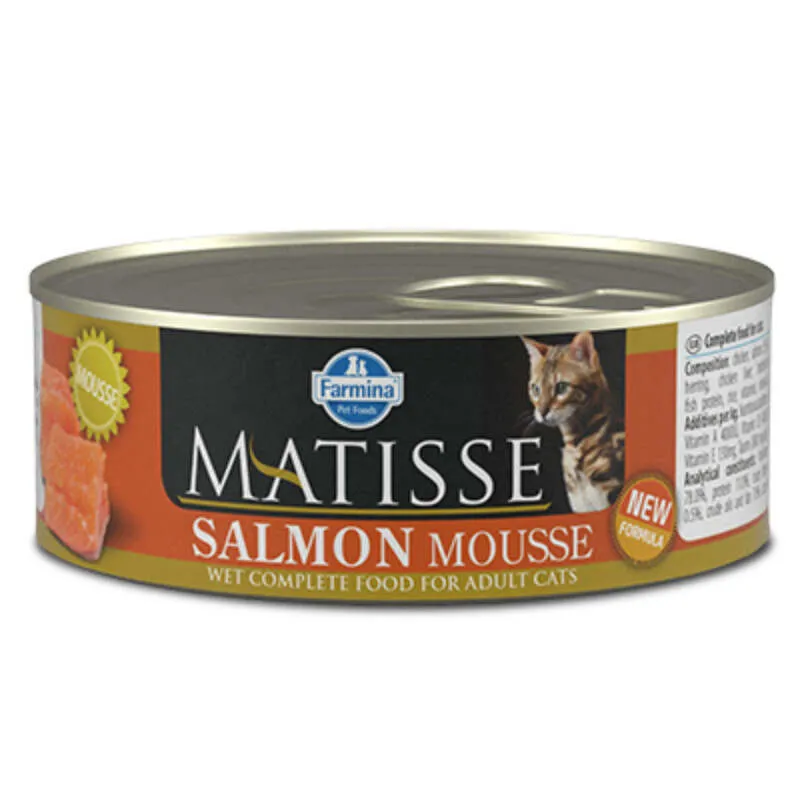 Farmina Matisse Cat Mousse Salmon влажный корм с лососем для кошек (мусс) – 85 г