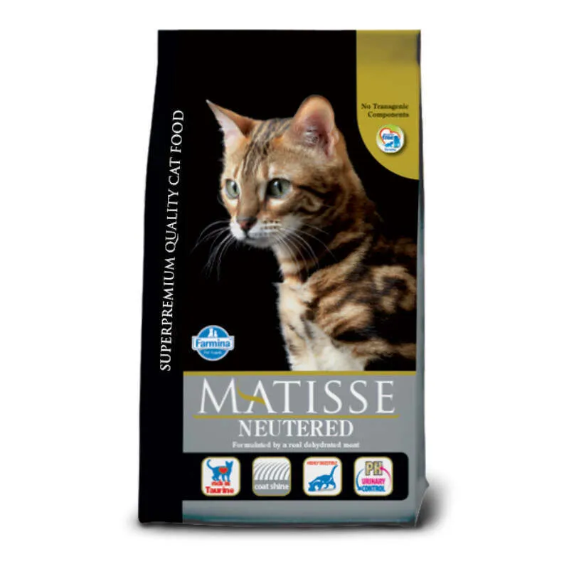 Farmina Matisse Cat Neutered Chicken сухой корм с курицей для стерилизованных кошек и кастрированных кошек - 1,5 кг