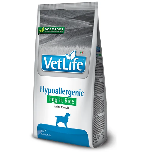 Farmina Vet Life Hypoallergenic Egg & Rice сухий корм лікувальний дієтичний для собак при харчовій алергії - 2 кг