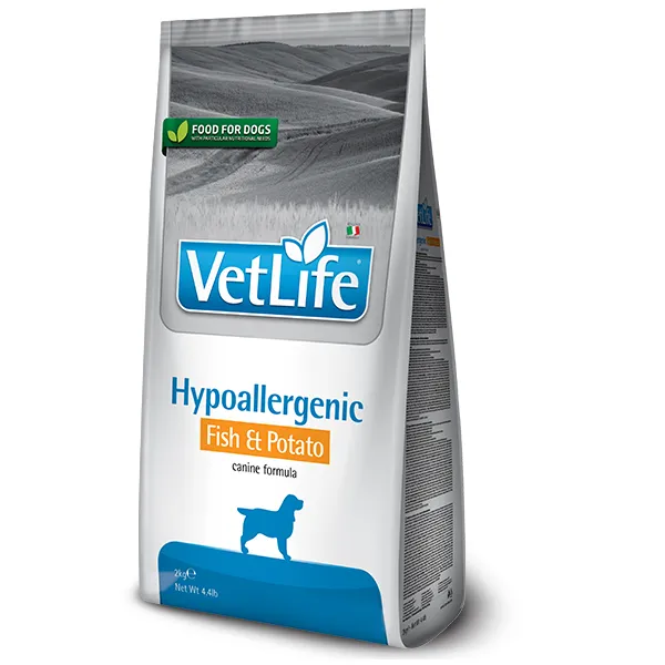 Farmina VetLife Hypoallergenic Fish & Potato сухий корм дієтичний з рибою та картоплею для собак при харчовій алергії - 12 кг