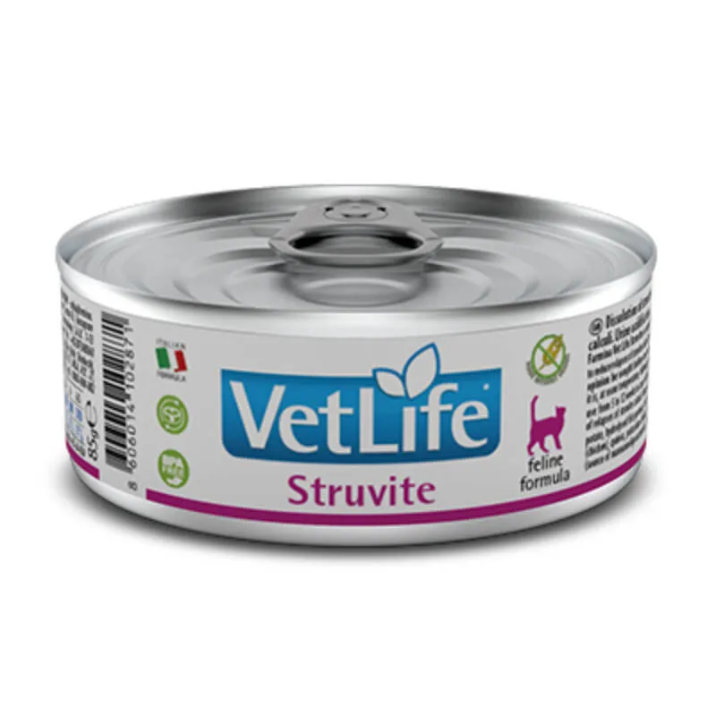 Farmina VetLife Struvite влажный диетический корм с курицей для кошек при мочекаменной болезни - 85 г