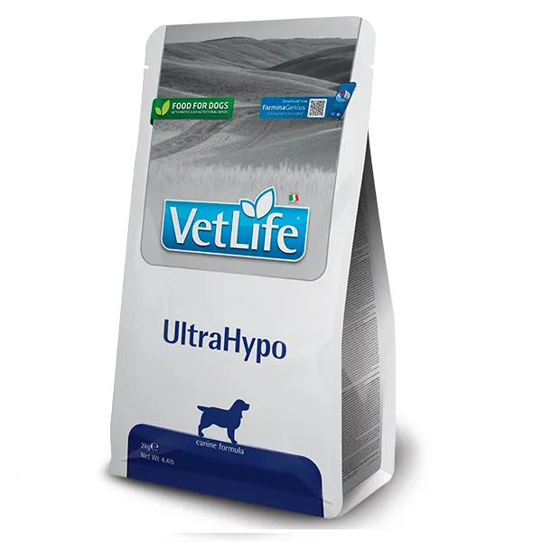 Farmina VetLife ULTRAHYPO сухий корм лікувальний дієтичний для собак для зменшення непереносимості інгредієнтів та поживних речовин - 2 кг