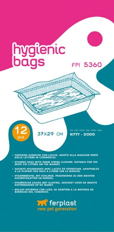 Ferplast FPI 5360 - пакет гігієнічний для туалету KITTY, DODO