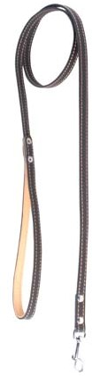 Collar Поводок одинарный с прошивкой, черный