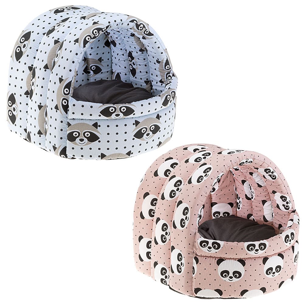 Ferplast ALVEO SMALL - домик полукруглый для котов Х/Б разноцветная