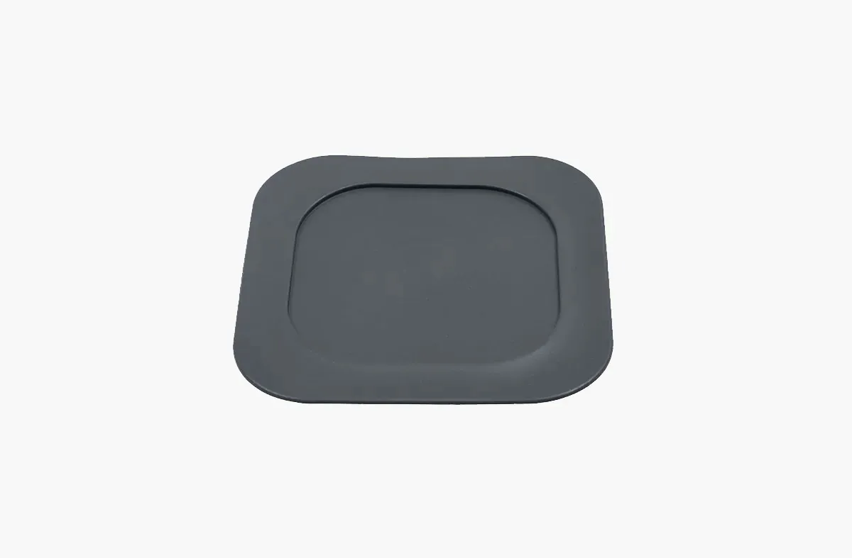 FIBOO Антискользящий коврик под миску, размер L, темно-серый