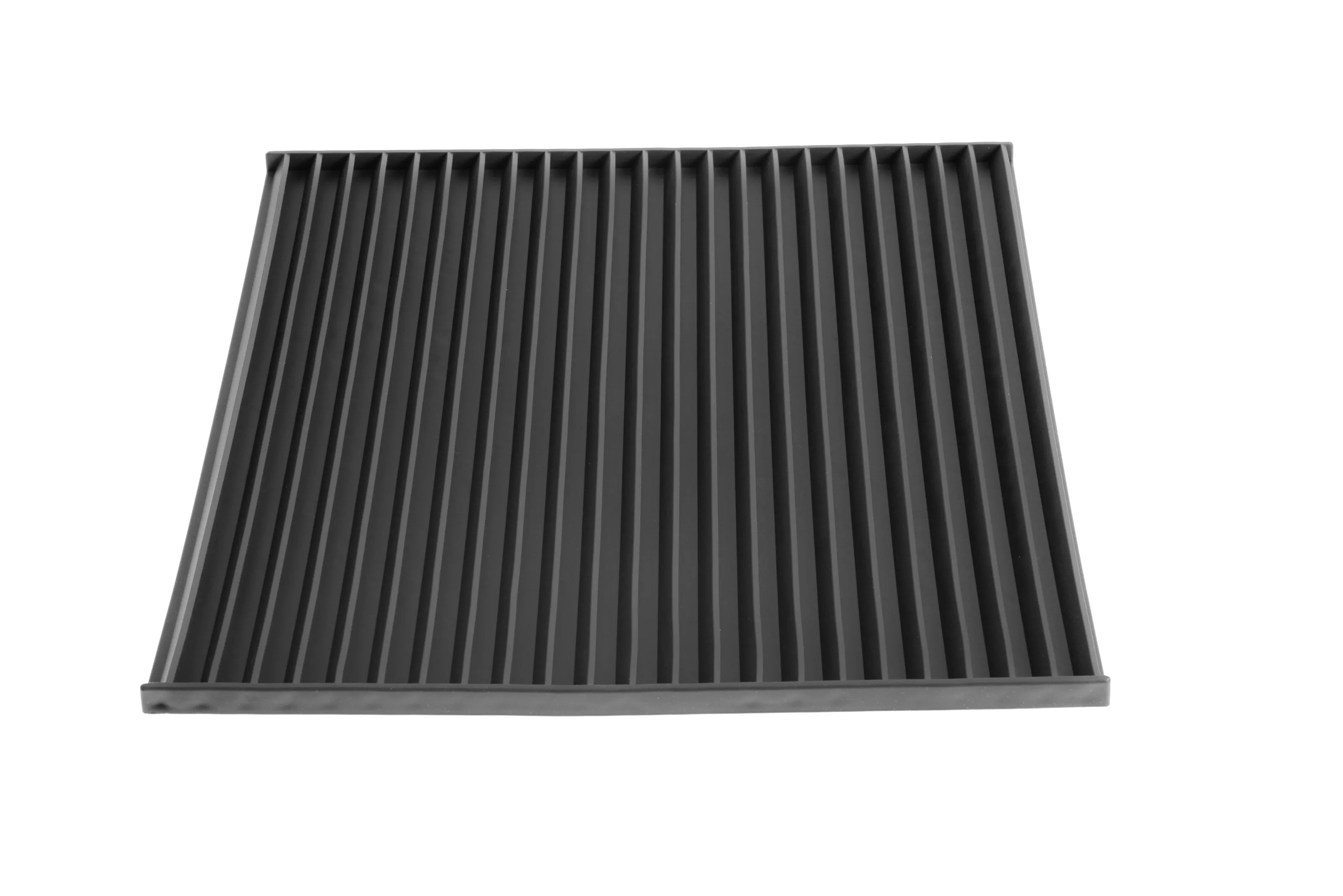 FIBOO Коврик для кошачьего туалета Litter Mat, черный, 30x30 см