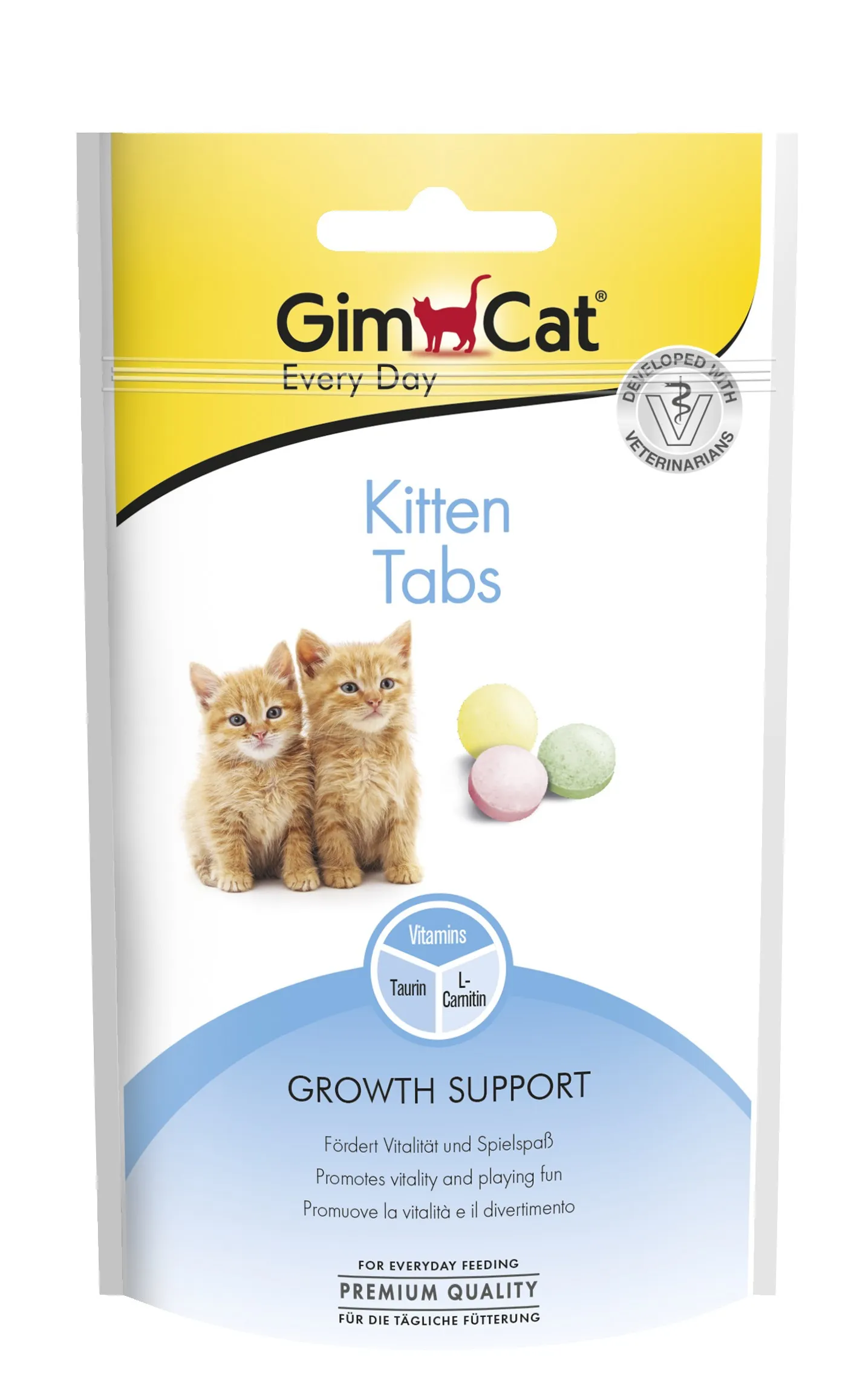 GimCat Every Day Kitten витаминизированное лакомство для котят - 40 г