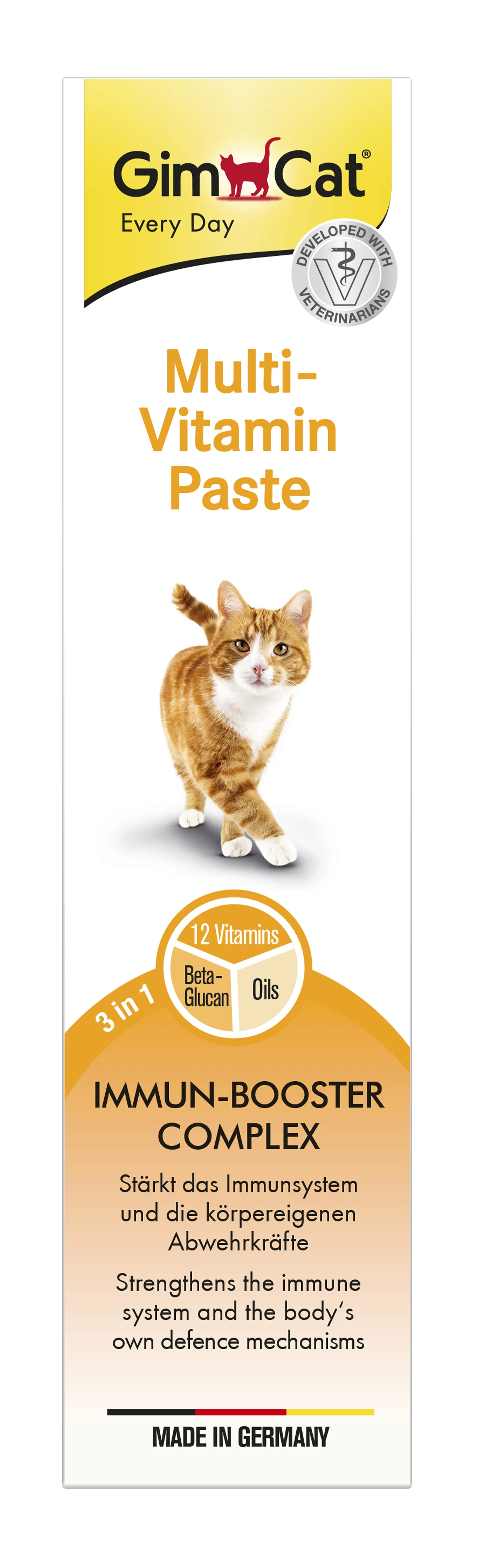 GimCat Every Day мультивитаминная паста для кошек – 200 г