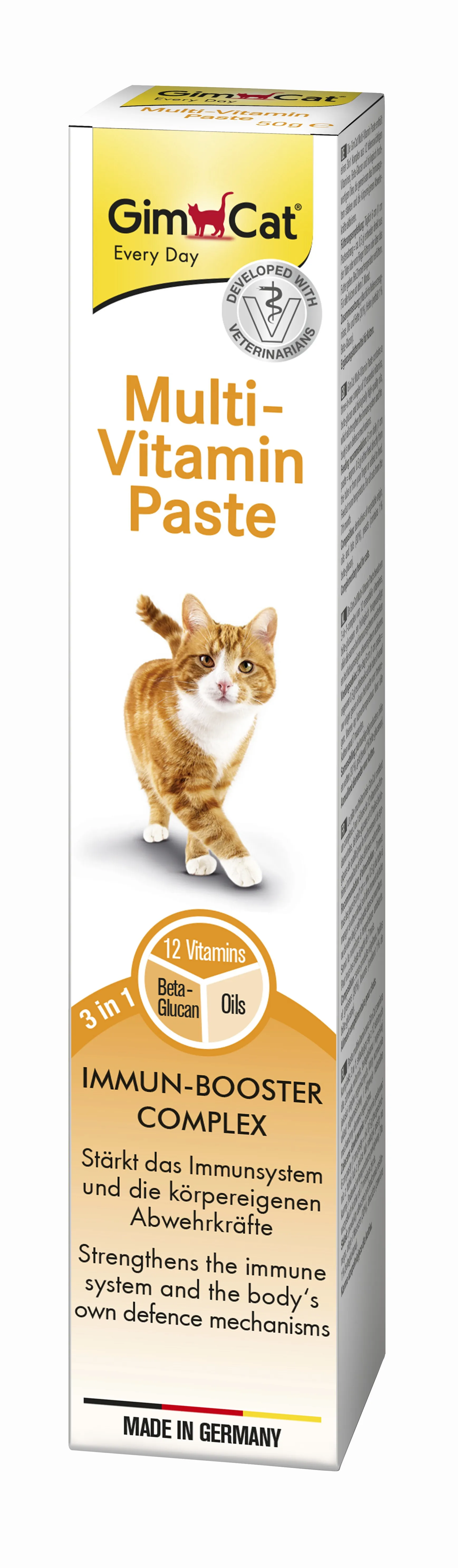 GimCat Every Day мультивитаминная паста для кошек – 50 г