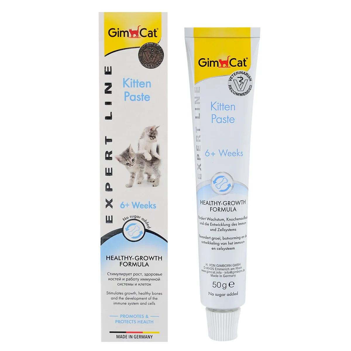 GimCat Expert Line Kitten витаминизированная паста для котят – 50 г