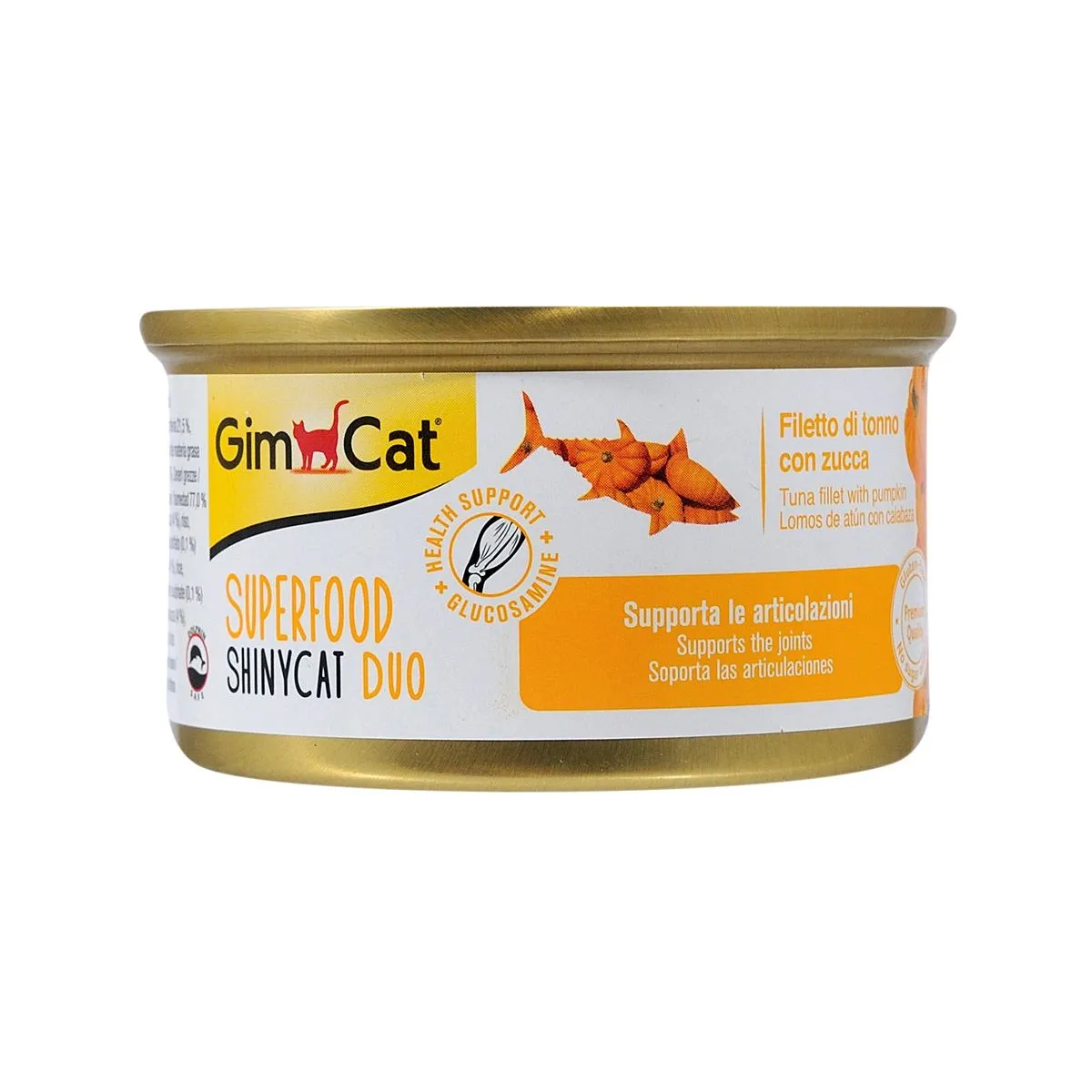 GimCat Shiny Cat Superfood влажный корм для кошек, тунец и тыква - 70 г