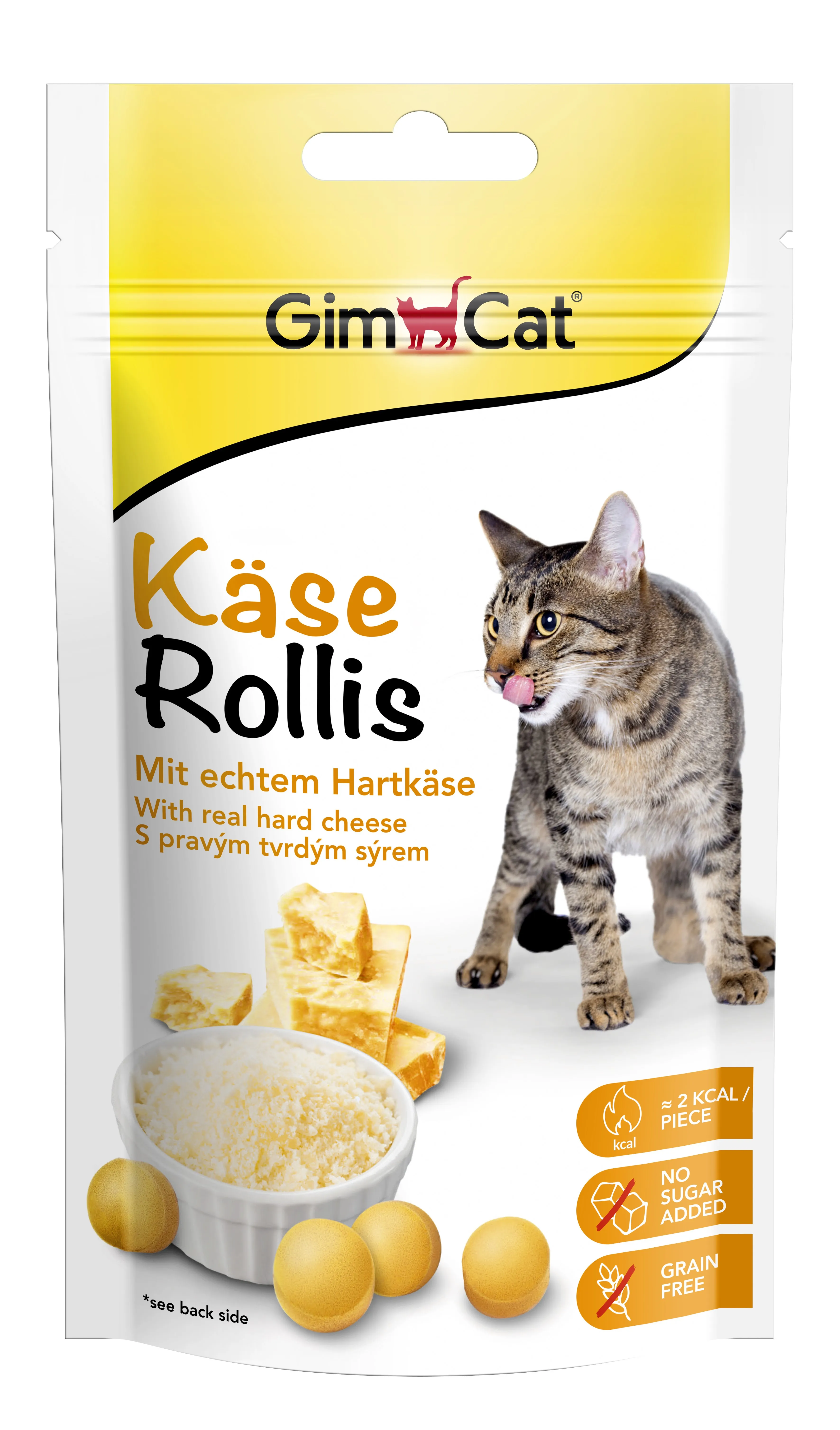 GimCat лакомство для кошек, комплекс витаминов, таблетки творожные - 40 г