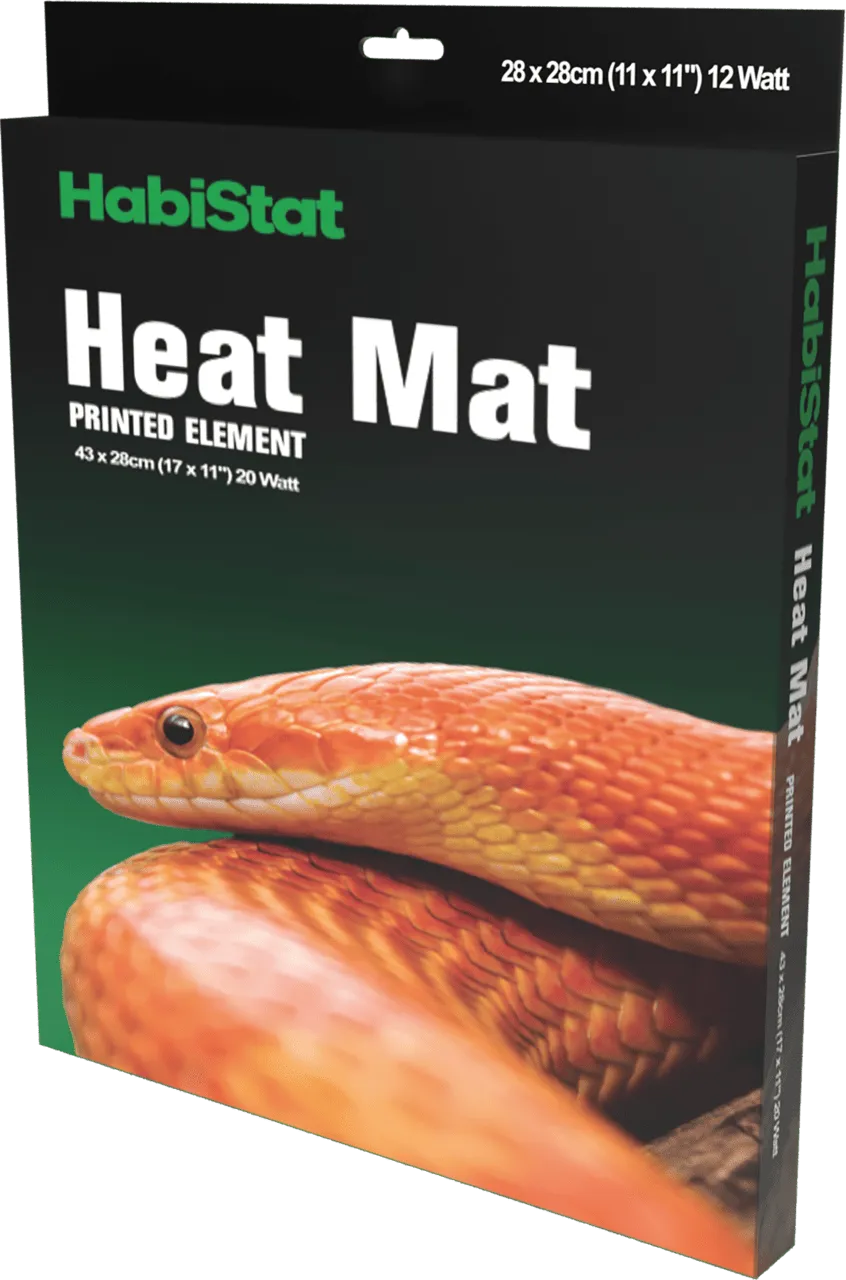 HabiStat HEAT MAT CARBON PRINTED 28x28 см 12 W нагревательный мат