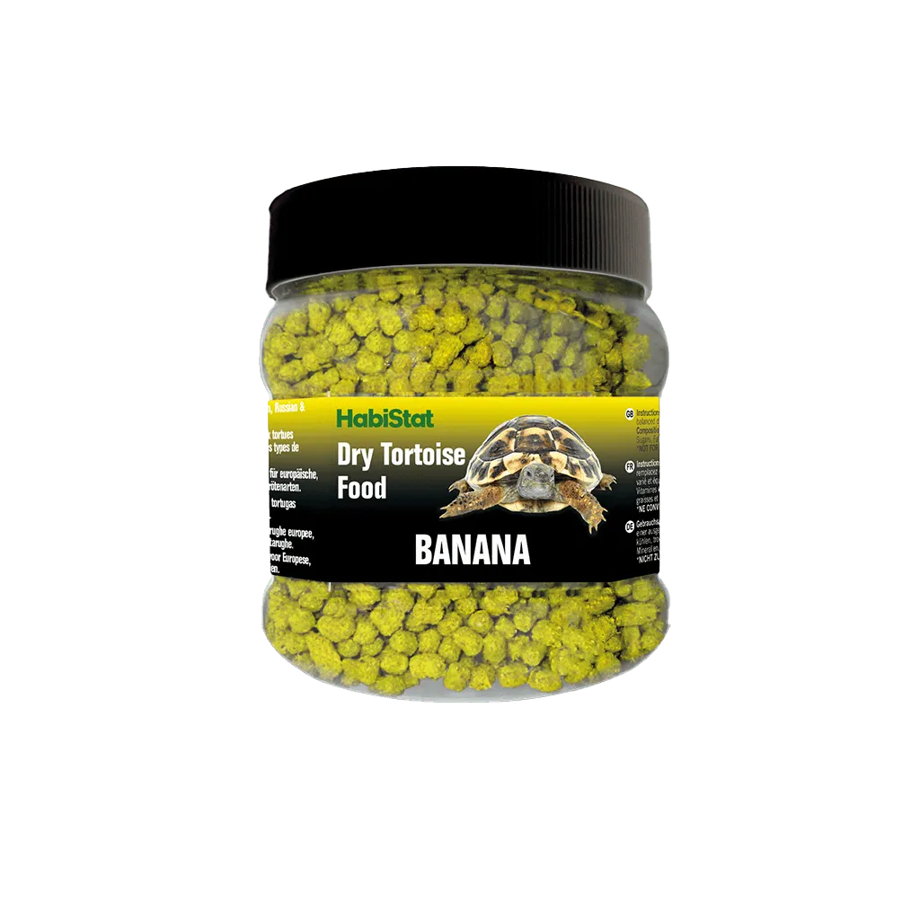 HabiStat TORTOISE FOOD BANANA 200 г корм для сухопутных черепах (разные вкусы)