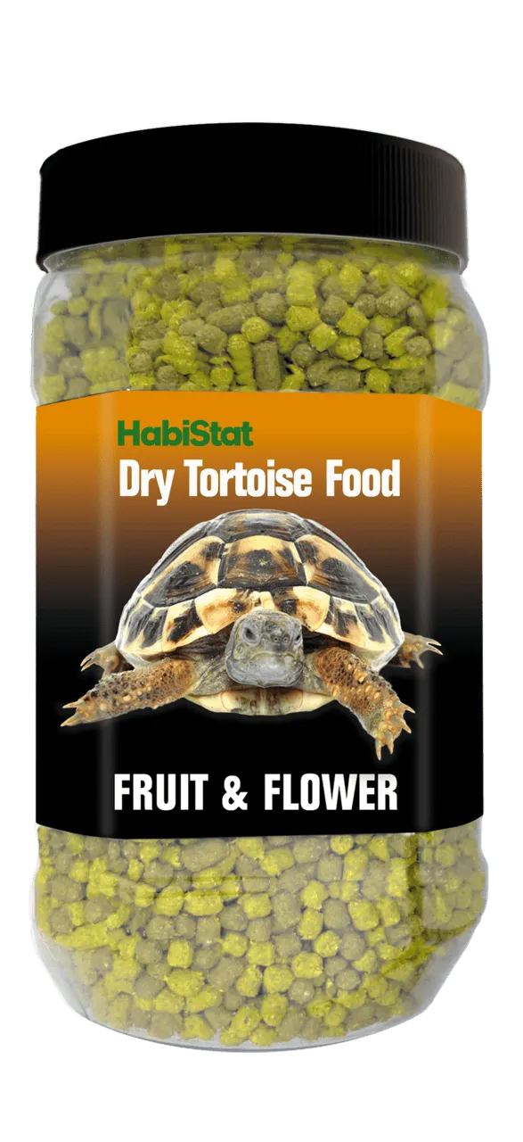 HabiStat TORTOISE FOOD FRUIT & FLOWER 400 г корм для сухопутных черепах (разные вкусы)