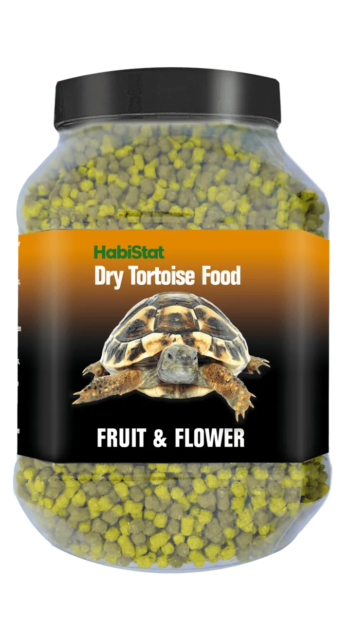 HabiStat TORTOISE FOOD FRUIT & FLOWER 800 г корм для сухопутных черепах (разные вкусы)