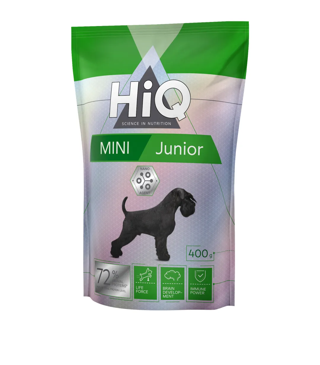 HiQ Mini Junior сухой корм для щенков и молодых собак малых пород - 400 г