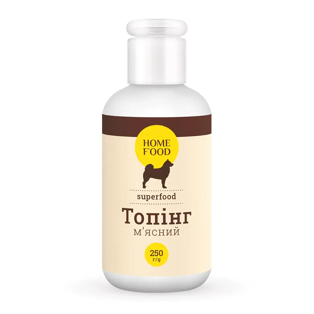 Home Food Dog Superfood Meat Topping мясной топпинг для собак, 250 г