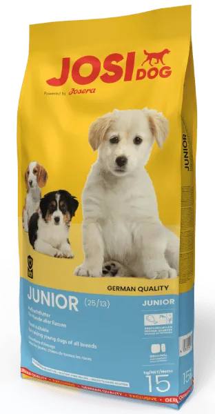 Josera JosiDog Junior (25/13) сухой корм для щенков и молодых собак всех пород – 15 кг