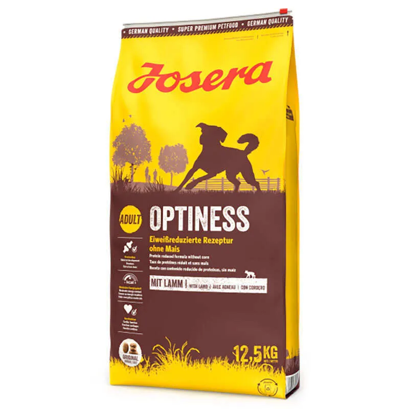 Josera Optiness сухой корм для взрослых собак с пониженным содержанием белка – 12,5 кг