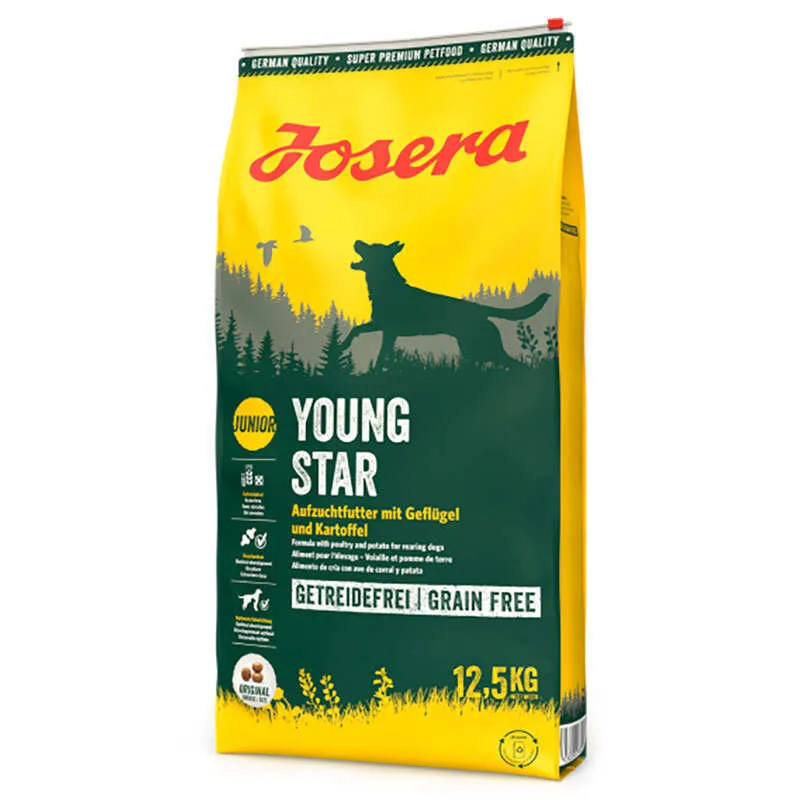 Josera Young Star сухой беззерновой корм для щенков и молодых собак – 12,5 кг
