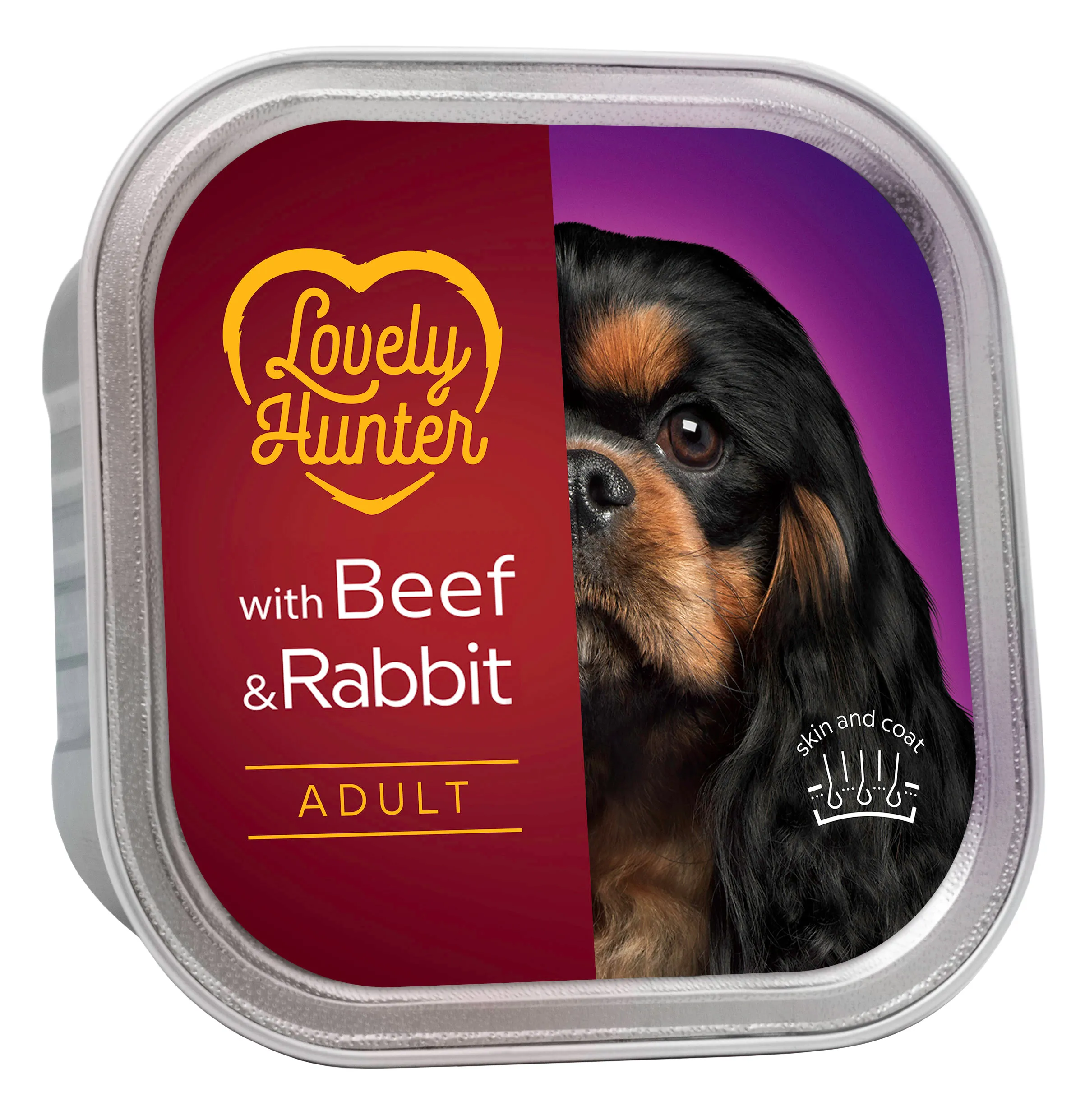 Lovely Hunter Dog Adult Beef and Rabbit влажный корм для взрослых собак с говядиной и кроликом - 150 г