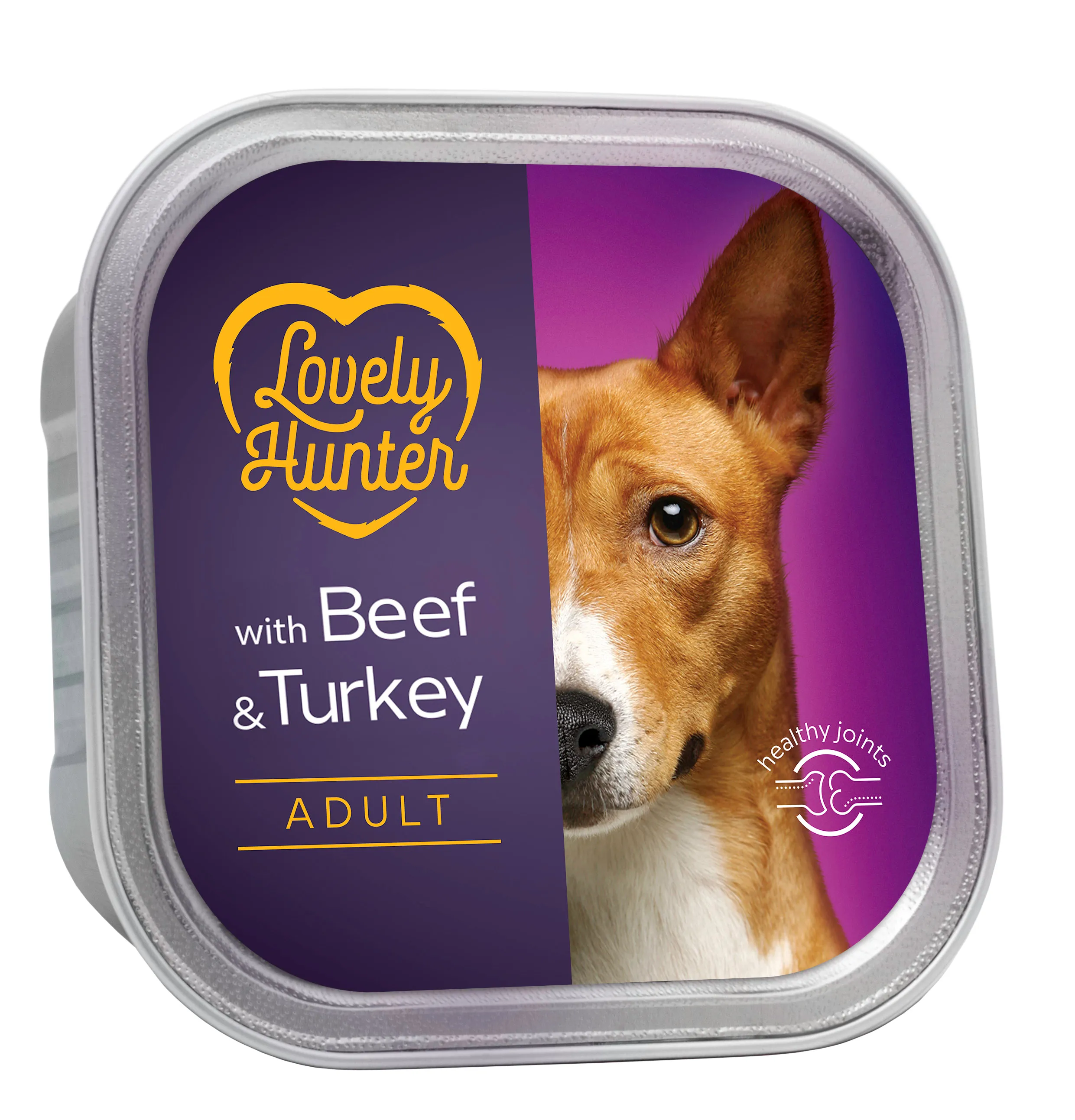 Lovely Hunter Dog Adult Beef and Turkey влажный корм для взрослых собак с говядиной и индейкой - 150 г